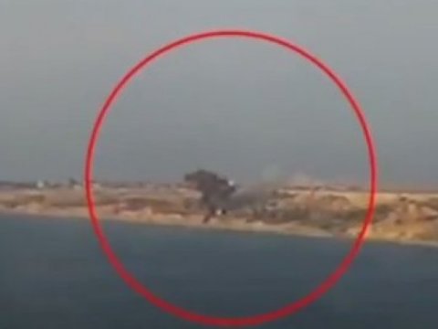 Krımın Belbek aerodromunda güclü partlayış olub