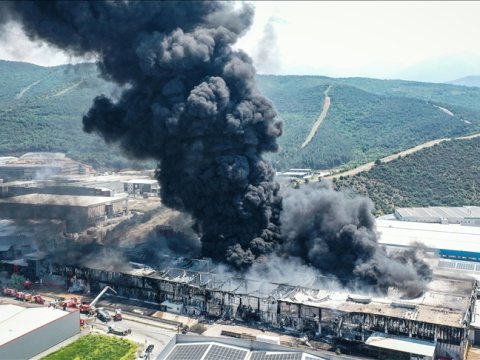 Türkiyədə güclü yanğın