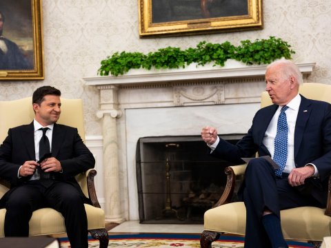 Bayden Zelenski ilə danışdı: “İlhaqı tanımırıq”