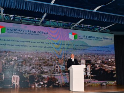 Prezidentin Ağdamdan verdiyi mesajlar - TAM MƏTN