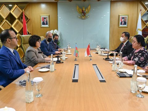 Azərbaycan və İndoneziya spikerləri görüşüb