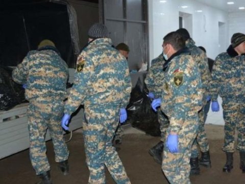 130-dan çox hərbçinin meyiti Ermənistana qaytarılıb