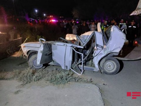 Sabirabadda ağır qəza - Ölənlər var