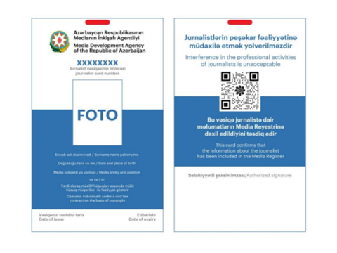 Vahid jurnalist vəsiqəsi üçün məbləğ açıqlandı - 20 manat
