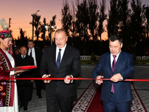 Bişkekdə Qırğızıstan-Azərbaycan Dostluq Parkı açılıb - YENİLƏNİB