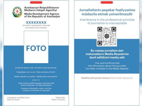 Jurnalist vəsiqəsi sahibinə üstünlük vermir - Əhməd İsmayılov