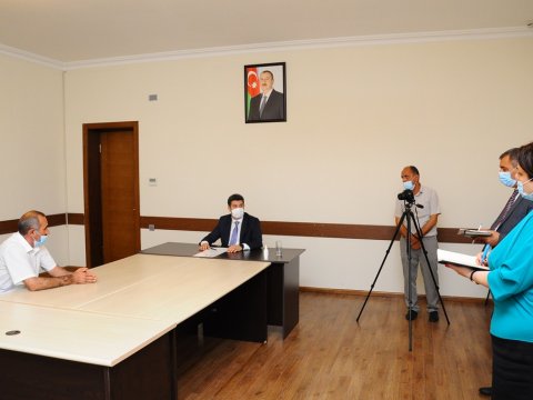 Naftalanda növbəti vətəndaş qəbulu keçirilib