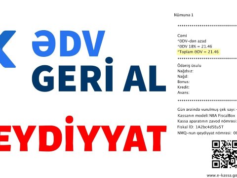 “ƏDV geri al”dan əhaliyə 320 milyon qaytarılıb