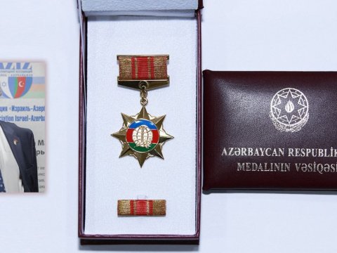 Lev Spivak “Diaspor fəaliyyətində xidmətə görə” təltif edildi