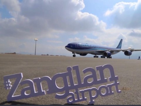 Türkiyə səfiri Zəngilan aeroportundan FOTOLAR paylaşdı
