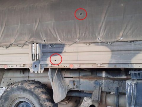 Ermənilər təminat daşıyan texnikamıza ATƏŞ AÇDILAR