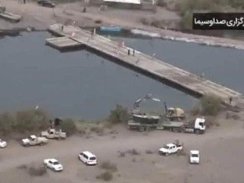 İran qüvvələri hərbi təlimlər zamanı Arazı hardan keçib? - FOTOFAKT