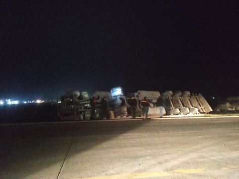 Şabranda zəncirvari qəza - Xəsarət alanlar var