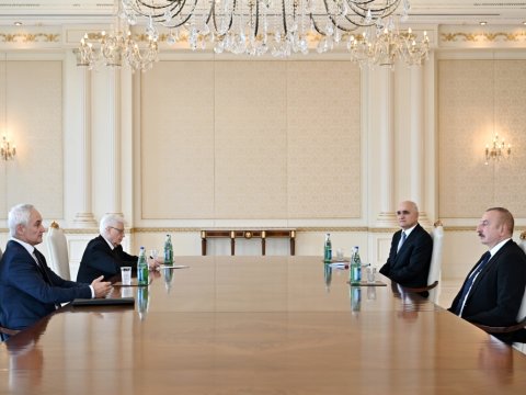 Andrey Belousov İlham Əliyevin qəbulunda