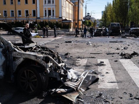 Kiyevə raketlərlə hücum edildi