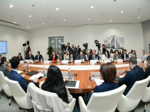 Mətbuat katibləri üçün yeni təlimlərə başlanılıb - FOTOLAR