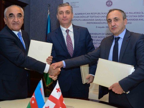 UNEC üçtərəfli memorandum imzaladı - FOTOLAR