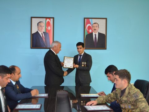 Füzulidə şəhid ailələrinin üzvləri və qazilərlə görüş keçirilib