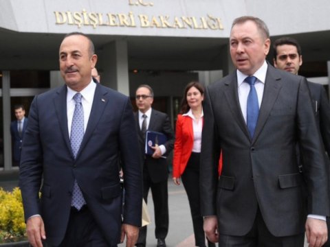 Çavuşoğlu belaruslu həmkarı ilə danışıqlar apardı 