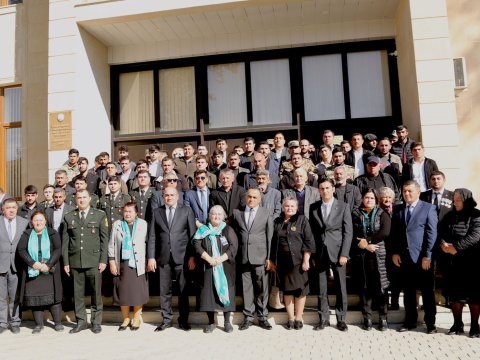 Goranboyda “Zəfər Günü” ərəfəsində müharibə iştirakçıları ilə görüş keçirilib