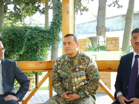 Zəfər Günü ərəfəsində veteranların görüşü  - VİDEO