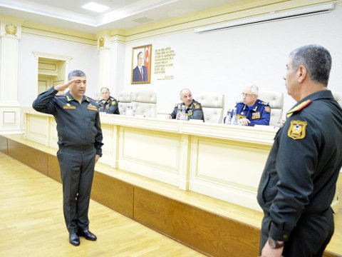 Nazir Mais Bərxudarova general-leytenant rütbəsini təqdim etdi