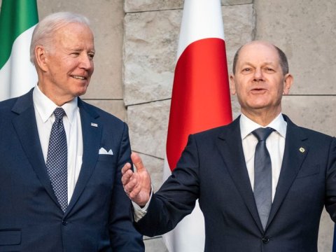 Bayden Şoltsla Ukraynanı müzakirə etdi