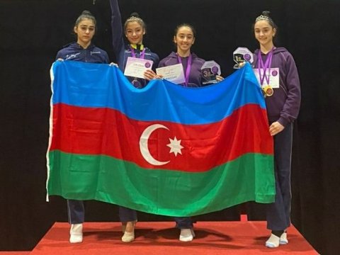 Gimnastlarımız qızıl medalla qayıdırlar