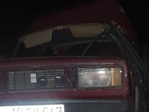 Şəmkirdə iki maşın toqquşdu - Ölən var