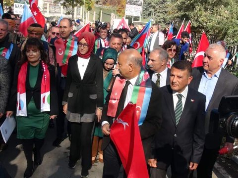 Ankarada Fransaya qarşı etiraz AKSİYASI