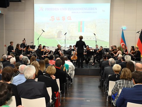 Berlində Zəfər Gününə həsr olunan konsert - FOTOLAR