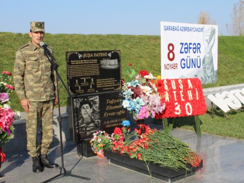 Xocavənddə şəhidin anım günü keçirilib - FOTOLAR