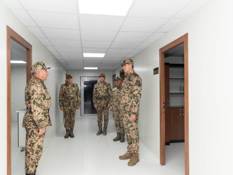 Nazir Şuşada polis və hərbçilərin xidmət şəraiti ilə tanış oldu - FOTOLAR