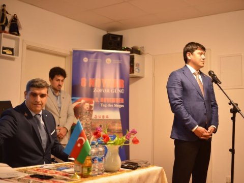 Komitə sədri Münhendə Zəfər Gününə həsr olunmuş tədbirdə