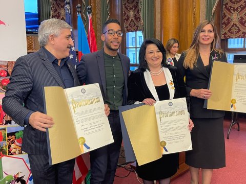 ABŞ-da Azərbaycanla bağlı Bəyannamə qəbul edilib - FOTOLAR