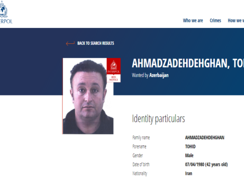 Azərbaycan iranlı narkotaciri axtarışa verdi