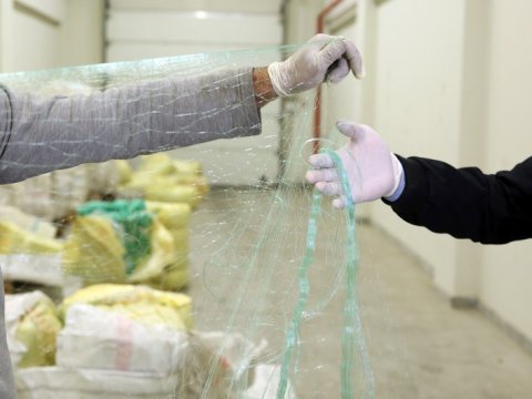 Külli miqdarda balıqçılıq toru aşkarlandı - FOTO