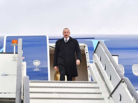 İlham Əliyevin Özbəkistana səfəri başa çatdı 