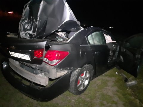 Gədəbəydə ağır qəza - 5 nəfər yaralandı