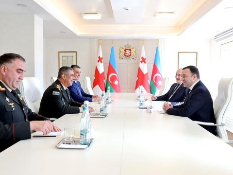 Zakir Həsənov Qaribaşvili ilə görüşdü