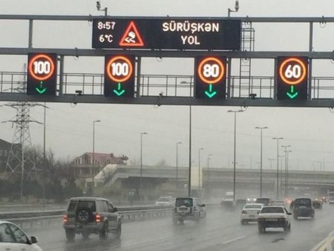 Yol polisindən sürücülərə hava XƏBƏRDARLIĞI