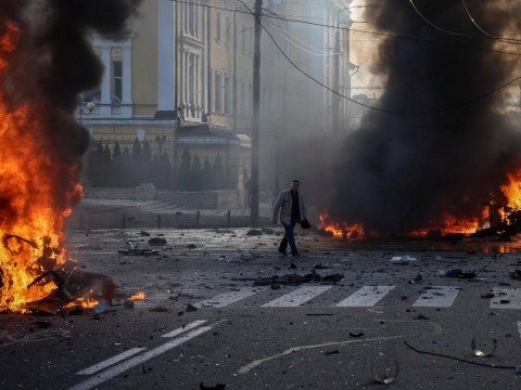 Rusiya Ukraynaya kütləvi zərbələr endirdi - YENİLƏNİB