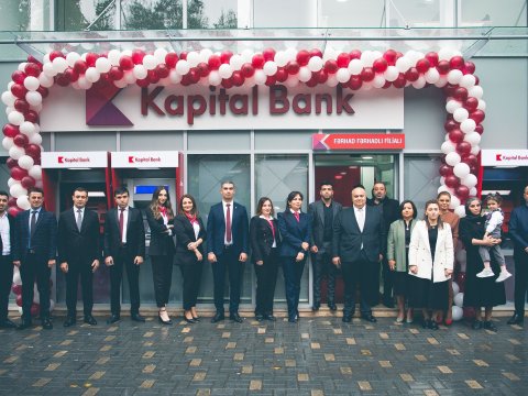 Kapital Bank şəhid əməkdaşının adına filial açdı