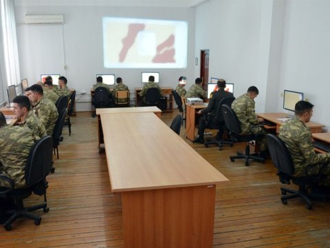 Orduda komanda-qərargah təlimləri keçirilir - FOTO