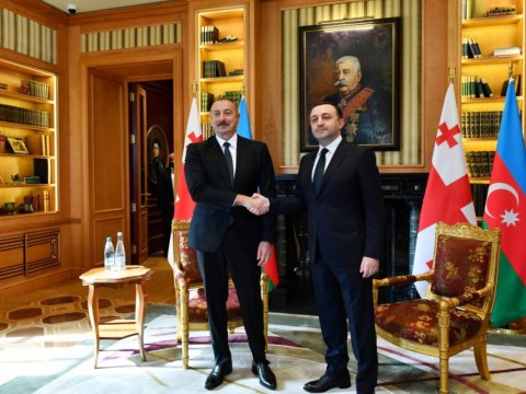 Qaribaşvili İlham Əliyevi TƏBRİK ETDİ