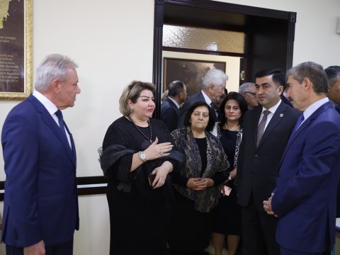 Universitetdə şəhidin adına auditoriya açılıb