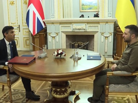Sunakdan Ukraynaya dəstək: Sona qədər sizinləyik!