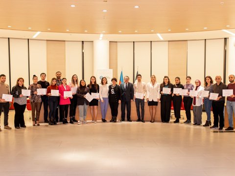 Jurnalistlərin təlimi başa çatdı - FOTOLAR