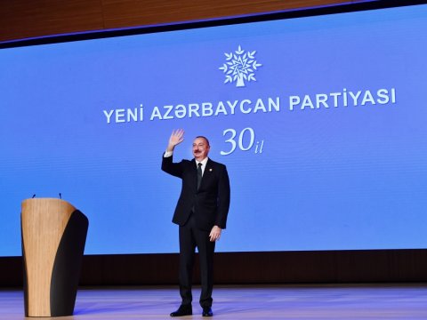 Prezident YAP-ın yubileyində nələrdən DANIŞDI - TAM MƏTN