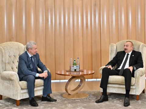 İlham Əliyev Andrey Klimovu qəbul edib